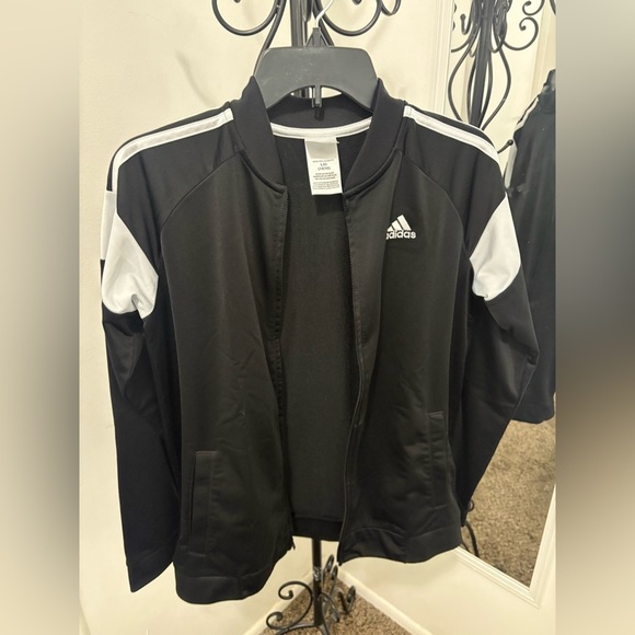 Adidas Kids Black Track Jacket.  #005 - Picture 3 of 4